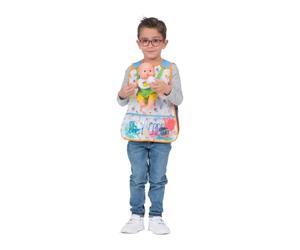 My Other Me - Disfraz de Mamá/Papá con chaleco, muñeco de bebé y accesorios (plato, tenedor, cucaracha, biberón, espejo y peine) en azul y verde para infantil unisex talla 3-5 años. Aprender a cuidar.