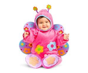 My Other Me - Disfraz de Mariposa unisex para bebé en color rosa con gorro, body, patucos y alas talla 12-24 meses. Deja volar la imaginación en cada sonrisa