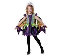 My Other Me - Disfraz de Princesa para niña con vestido y diadema en morado y verde talla 10-12 años. Perfecto para brillar en cualquier fiesta elegante