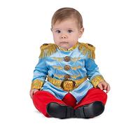 My Other Me - Disfraz de Príncipe De Cuento Azul y Rojo para Bebés de 7 a 12 Meses. Incluye mono con cinturón integrado
