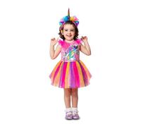 My Other Me - Disfraz de Unicornio para niña bebé con vestido y tocado color rosa talla 12-24 meses. Despierta la magia en cada sonrisa.