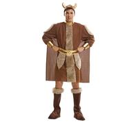 My Other Me Me-201218 Disfraz de vikingo para hombre, ajedrez, multicolor, XL (Viving Costumes 201218)