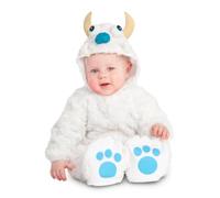 My Other Me - Disfraz de Yeti blanco para bebé unisex con mono con capucha y patucos talla 12-24 meses. Abrazos peludos en cada ocasión especial
