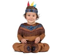 My Other Me - Disfraz India Indio bebé unisex en marrón talla 7-12 meses