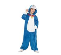 My Other Me - Disfraz infantil de Doraemon unisex con mono con capucha azul y blanco talla 6-8 años. Descubre el futuro con cada travesura