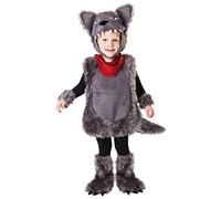 My Other Me - Disfraz infantil de Pequeño Lobo para niños, incluye capucha, chaleco, pañuelo, muñequeras y cubrebotas. Talla 5 a 6 años