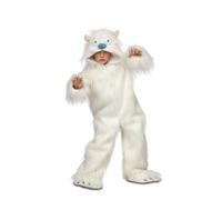 My Other Me - Disfraz infantil de Yeti con mono con capucha en blanco unisex talla 10-12 años Despierta la magia de las montañas nevadas.