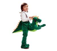 My Other Me - Disfraz infantil unisex de Dinosaurio con pantalón verde talla 7-9 años. Explora un mundo prehistórico lleno de aventuras