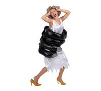My Other Me - Disfraz King Kong Actriz mujer blanco y negro talla M adulto
