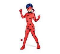 My Other Me - Disfraz Ladybug niña negro y rojo talla 9-11 años infantil