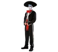 My Other Me - Disfraz Mexicano hombre rojo talla S adulto