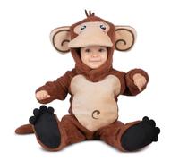 My Other Me - Disfraz Mono beige marrón bebé talla 7-12 meses unisex