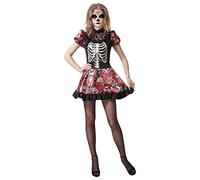 My Other Me - Disfraz muñeca Día de los Muertos para mujer, M-L (Viving Costumes 202279)