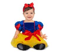 My Other Me - Disfraz para bebé de Blancanieves vestido amarillo y azul con diadema y lazo, ideal para niña talla 12-24 meses. Perfecto para una fiesta de cuentos de hadas