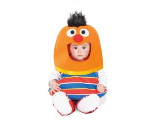 My Other Me - Disfraz para bebé unisex de Epi con traje, gorro y patucos en rojo y naranja talla 7-12 meses. Descubre el espíritu más simpático de tu fiesta de disfraces