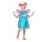 My Other Me - Disfraz para niña de Abby Cadabby azul y rosa con vestido, alas y diadema talla 5-7 años. Inspira magia y diversión en cada paso