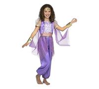 My Other Me - Disfraz para niña Princesa en morado con mono, collar y diadema talla 5-6 años. La más encantadora de todas las fiestas.