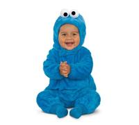 My Other Me - Disfraz pijama de Monstruo de las Galletas unisex para bebé con traje y gorro azul talla 12-24 meses. Elige la dulzura para el más pequeño de la casa