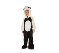 My Other Me - Disfraz pijama de Panda con mono con capucha en blanco y negro para niño unisex talla 3-4 años ¡Atrapa miradas con tu ternura entre la multitud!