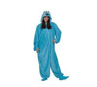 Desconocido Disfraz de Pijama Monstruo de las Galletas para adulto talla M/L