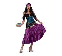 My Other Me ME FUN COMPANY, S.L. Disfraz Pitonisa Misteriosa S (Vestido, pañuelo para la Cabeza y 6 Cartas del Tarot)