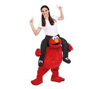 My Other Me - Disfraz unisex adulto de Elmo rojo con pantalones con personaje de XS a XL talla única. Diviértete con un look sorprendente en tu próxima fiesta de disfraces