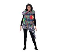 My Other Me - Disfraz unisex adulto de Tornado gris con vestido y accesorios talla única (XXS a XXXL). Lleva el poder de la naturaleza contigo en cada paso