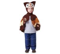 My Other Me - Disfraz unisex de Búho con capa, guantes y sombrero en tonos beige y marrón para niño talla 1-2 años. Deja volar tu imaginación con este encantador atuendo otoñal