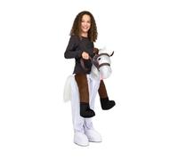 My Other Me - Disfraz unisex infantil de Caballo blanco con pantalón con personaje apto para tallas de 7 a 12 años (talla única). Diversión asegurada jugando a cabalgar