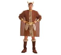 My Other Me Me-201218 Disfraz de vikingo para hombre, ajedrez, multicolor, XL (Viving Costumes 201218)