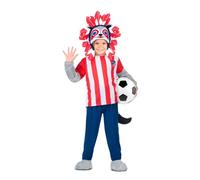 MY OTHER ME FUN COMPANY, S.L. Disfraz Disfraz Indi 7-9 Y (Gorro, Camiseta, pantalón, Cola y cubrebotas)
