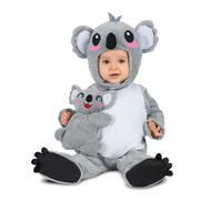 MY OTHER ME FUN COMPANY, S.L. Disfraz Koala con Bebé 7-12 M (Gorro, Mono, Peluche Koala y Patucos)