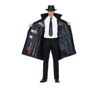 MY OTHER ME FUN COMPANY, S.L. Disfraz Mafioso Talla Unica Adult (Abrigo y Sombrero)