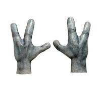My Other Me - Guantes unisex adulto de Manos de Alien gris. Aporta un toque extraterrestre a tu disfraz y sorprende en eventos temáticos
