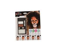 My Other Me-Kit Maquillaje Adulto león, Multicolor, Talla única (Viving Costumes 207086)