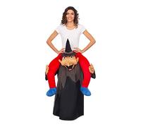 Lola Home My Other Me Disfraz a Hombros de Bruja Negra para Adultos