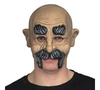 My Other Me - Máscara unisex adulto de Anciano beige. Perfecta para dar un toque divertido y auténtico a tus fiestas de disfraces