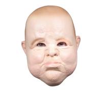 My Other Me - Máscara unisex adulto de Bebé Llorón con cara de Puchero beige. Un complemento gracioso para darle un toque cómico a tu caracterización
