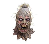 My Other Me - Máscara unisex adulto de Monstruo Espantapájaros Terrorífico gris. Un accesorio siniestro para completar tu caracterización más aterradora en Halloween