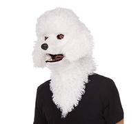 My Other Me - Máscara unisex adulto de Perro Poodle Caniche blanco. Un accesorio divertido para darle un toque original a cualquier fiesta de disfraces