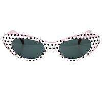 My Other Me Me-201564 Gafas, ajedrez, color blanco, Talla única (Viving Costumes MOM01564)