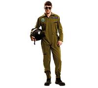 My Other Me Me-202121 Disfraz Top Gun para Hombre, M-L (202121)