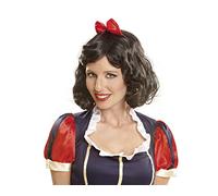 My Other Me Me-8435408213844 Peluca blancanieves para mujer, ajedrez, color blanco, Talla única (Viving Costumes 201384)