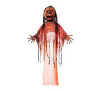 My Other Me - Muñeca Calabaza naranja con luz, medidas 153 x 127 x 18 cm y pilas 3AA no incluidas. Aporta un toque escalofriante a tu decoración de Halloween