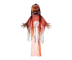My Other Me - Muñeca Calabaza naranja con luz, medidas 153 x 127 x 18 cm y pilas 3AA no incluidas. Aporta un toque escalofriante a tu decoración de Halloween