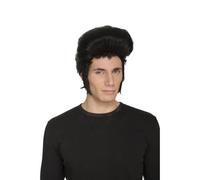 My Other Me - Peluca para hombre adulto de Elvis con tupé años 50 negro con peso de 115 g. Añade un aire retro y carismático a tu estilo en cualquier fiesta temática