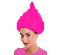 My Other Me - Peluca troll, color rosa (Viving Costumes 203820)