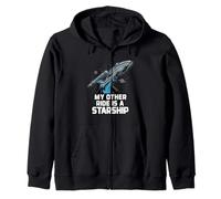 My Other Ride Is A Starship Funny Sci-Fi Space Design Sudadera con Capucha