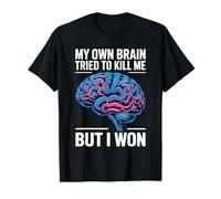 My Own Brain Tried To Kill Me But I Won Stroke Health Camiseta