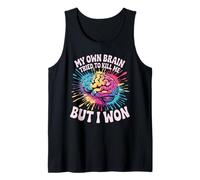 My Own Brain Tried To Kill Me But I Won Stroke Health - Camiseta sin Mangas